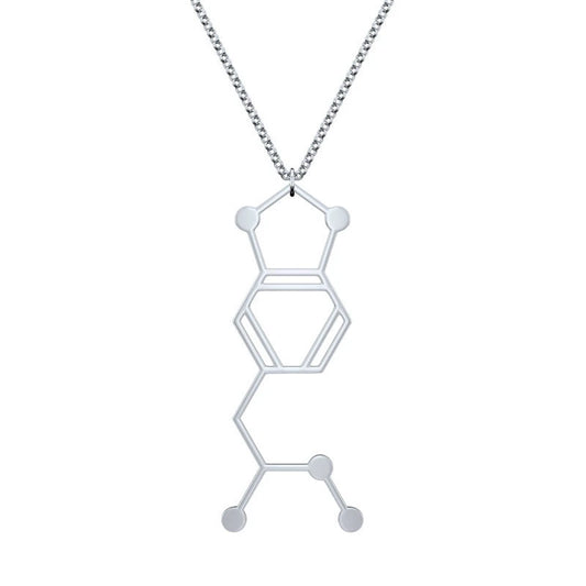 MDMA Ecstasy Molecule Necklace
