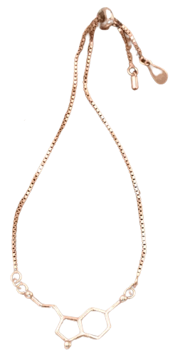 Serotonin Molecule Necklace or Bracelet - The Happy Molecule