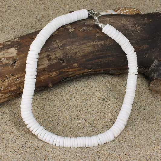 Hawaiian Heishi Puka Shell Surfer Bracelet