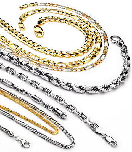 Gold / Silver Chain Necklaces and Bracelets