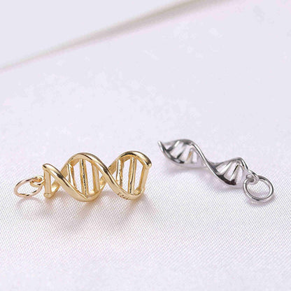 DNA Molecule Necklace or Earrings