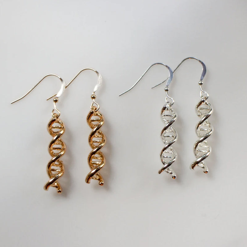 DNA Molecule Necklace or Earrings