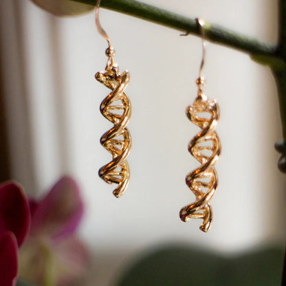 DNA Molecule Necklace or Earrings