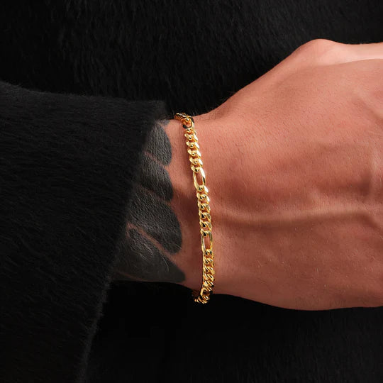 Figaro Chain Bracelet - 5MM