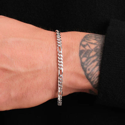 Figaro Chain Bracelet - 5MM