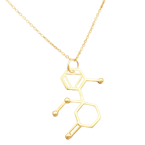 Ketamine Molecule Necklace