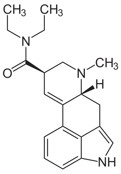 LSD, Acid, Doses, Window Pane, D-Lysergic Acid Diethylamide Molecule T-Shirt, Tank, Hoodie