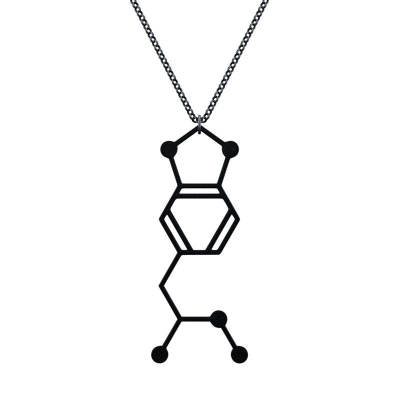MDMA Ecstasy Molecule Necklace