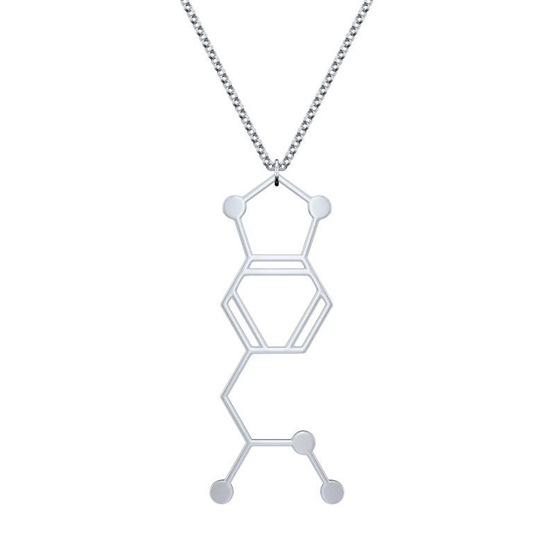 MDMA Ecstasy Molecule Necklace