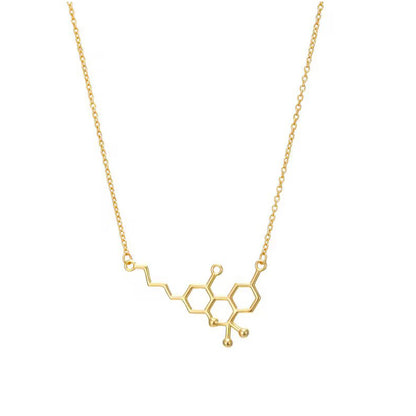 THC Molecule Necklace