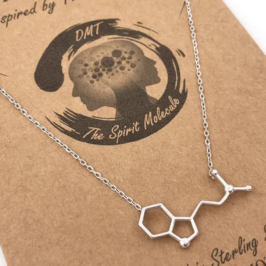 DMT Molecule Necklace - The Spirit Molecule, N-Dimethyltryptamine