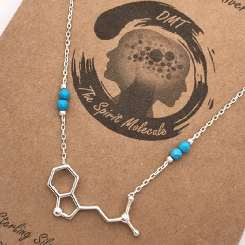 DMT Molecule Necklace - The Spirit Molecule, N-Dimethyltryptamine