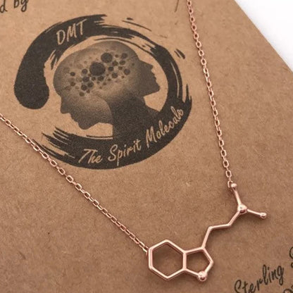 DMT Molecule Necklace - The Spirit Molecule, N-Dimethyltryptamine