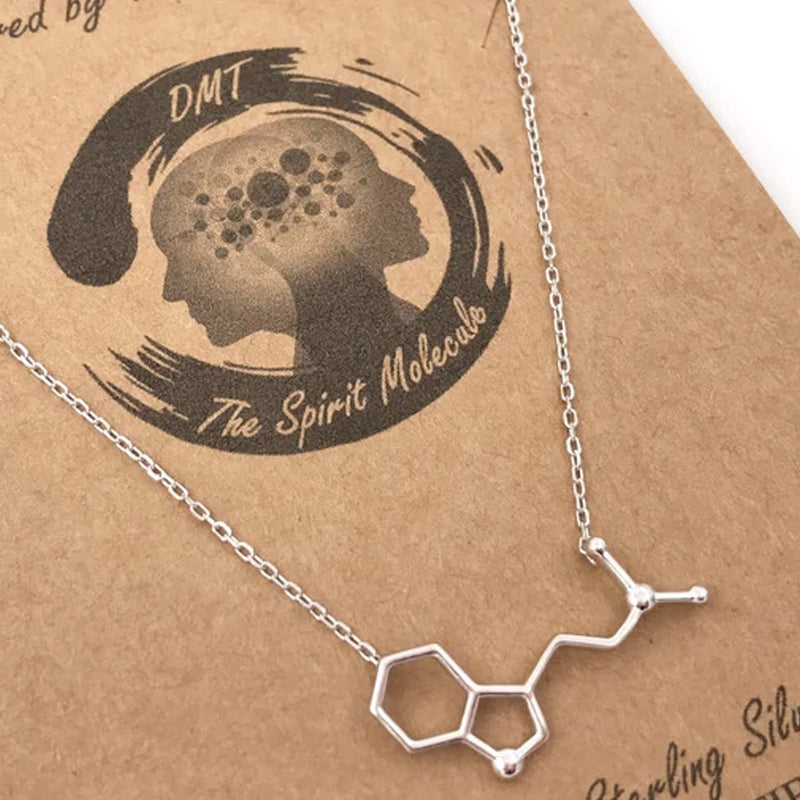 DMT Molecule Necklace - The Spirit Molecule, N-Dimethyltryptamine