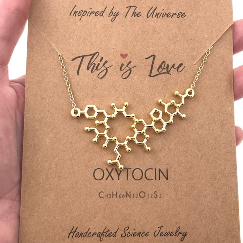Oxytocin Molecule Necklace - Love Molecule