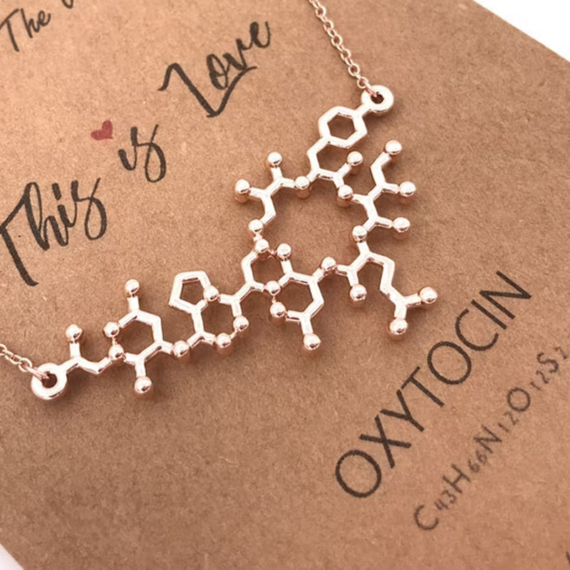 Oxytocin Molecule Necklace - Love Molecule