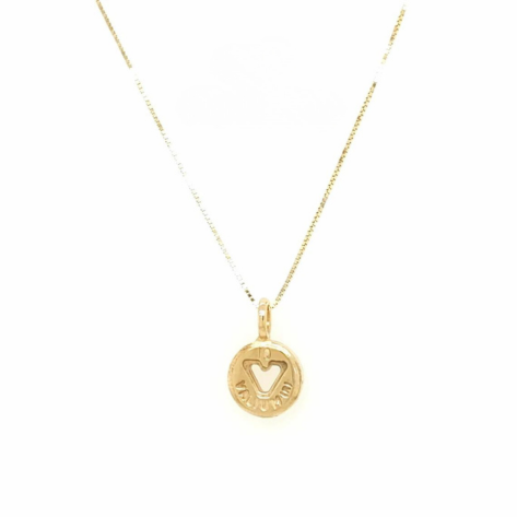 Valium charm 14k gold pendant or earrings