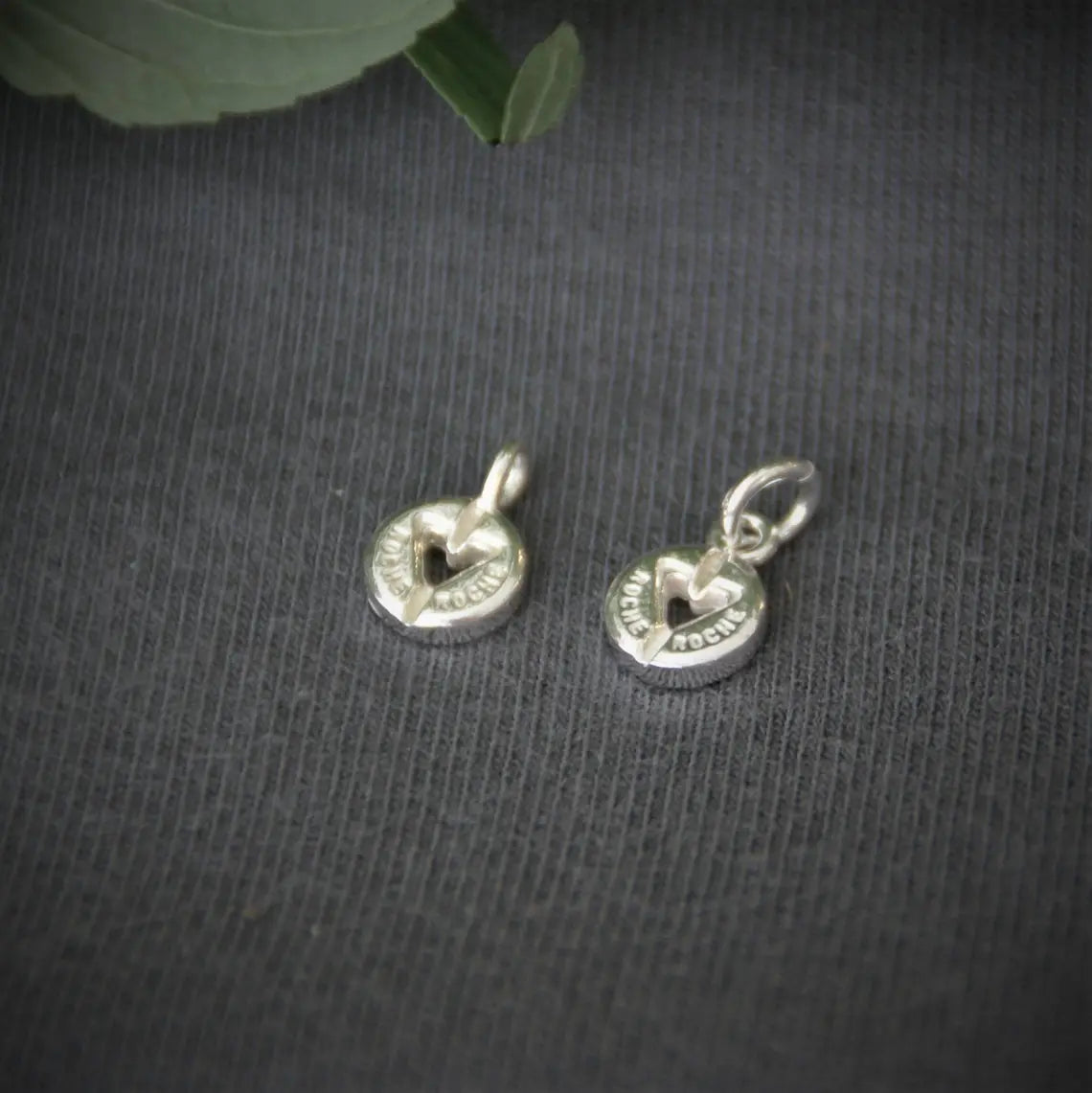 Valium charm 14k gold pendant or earrings