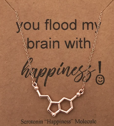 Serotonin Molecule Necklace or Bracelet - The Happy Molecule