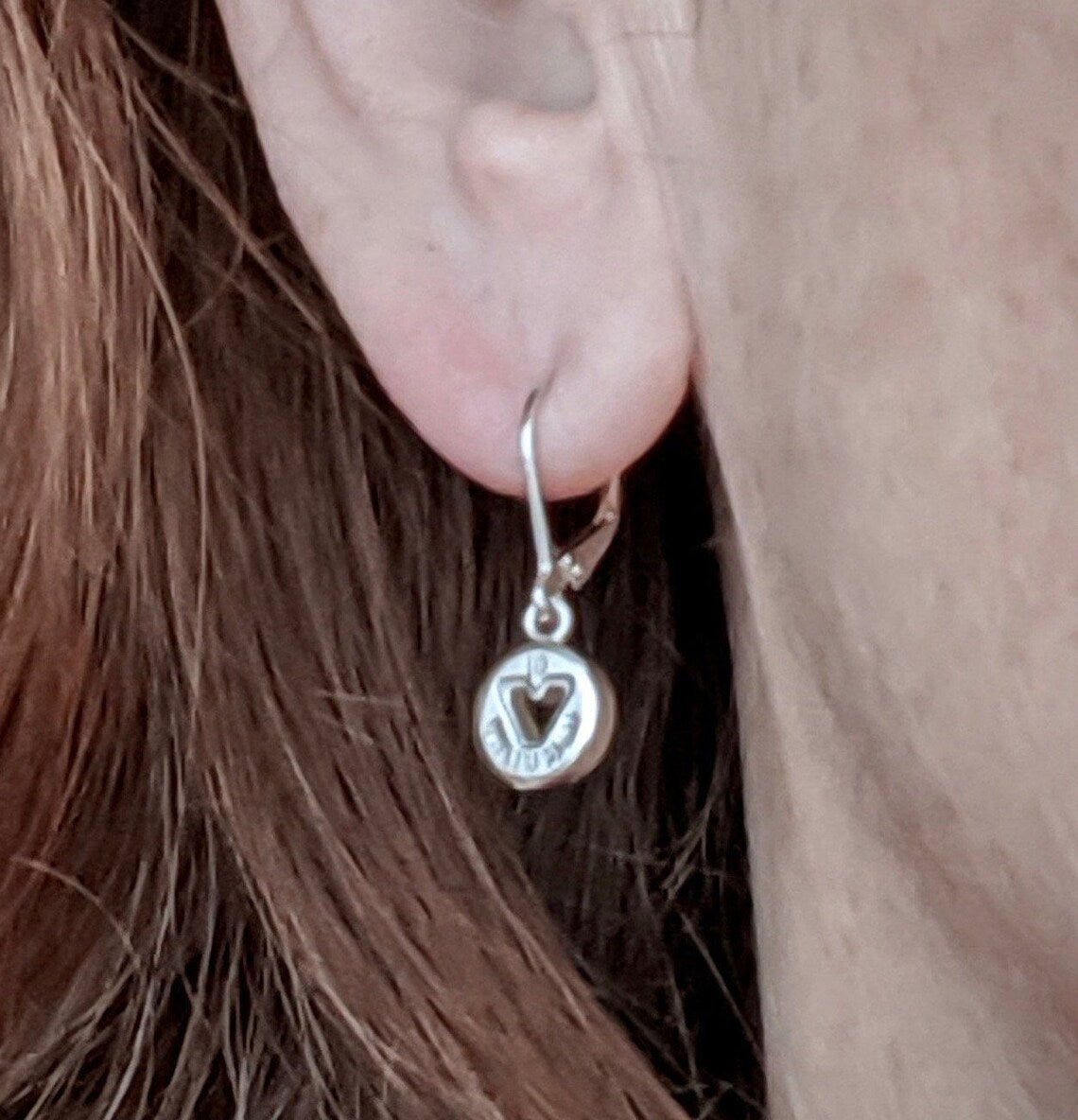 Valium charm 14k gold pendant or earrings