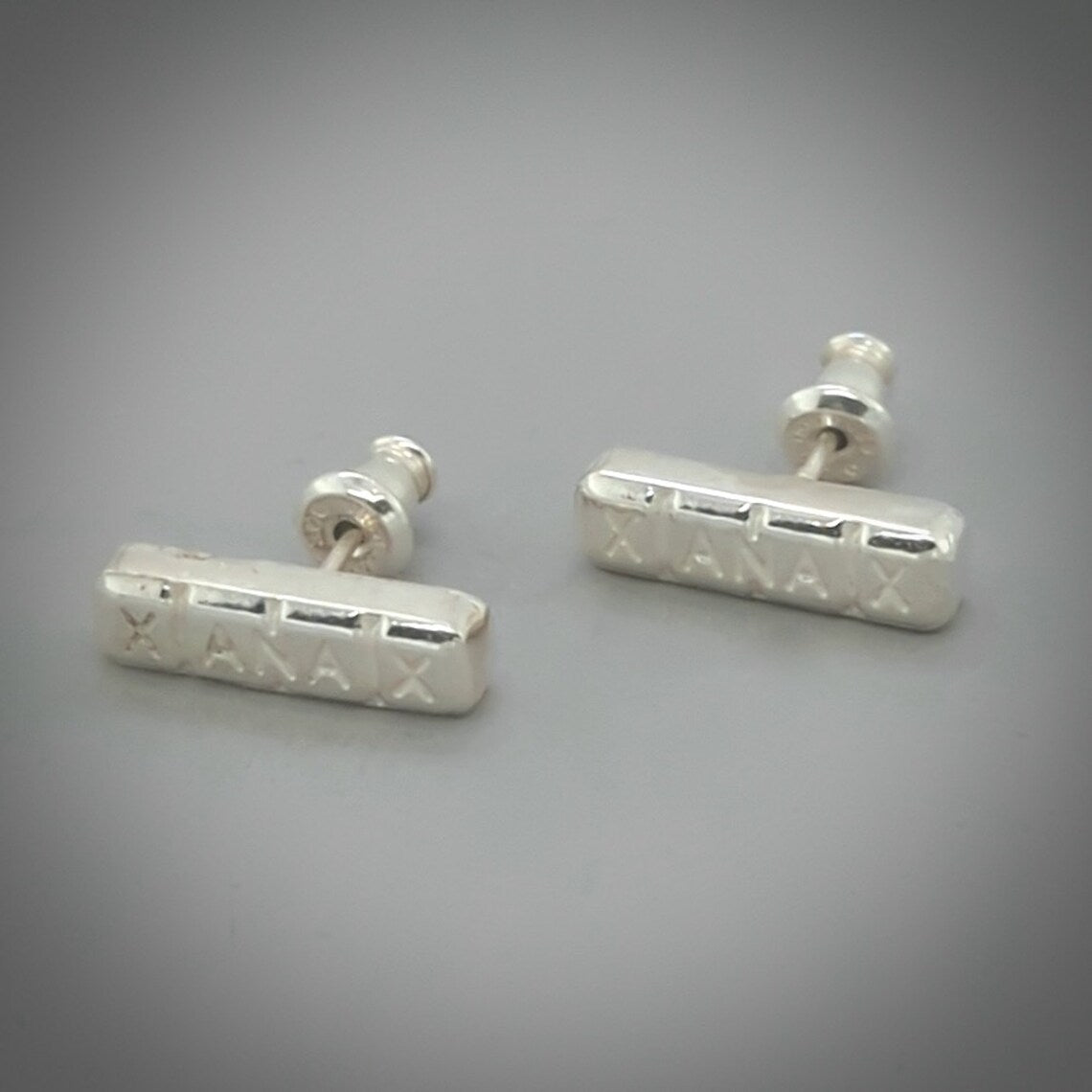 2mg Xanax Bar, Benzodiazepine 14K Gold or Sterling Silver Pendant Charm Necklace or Earrings
