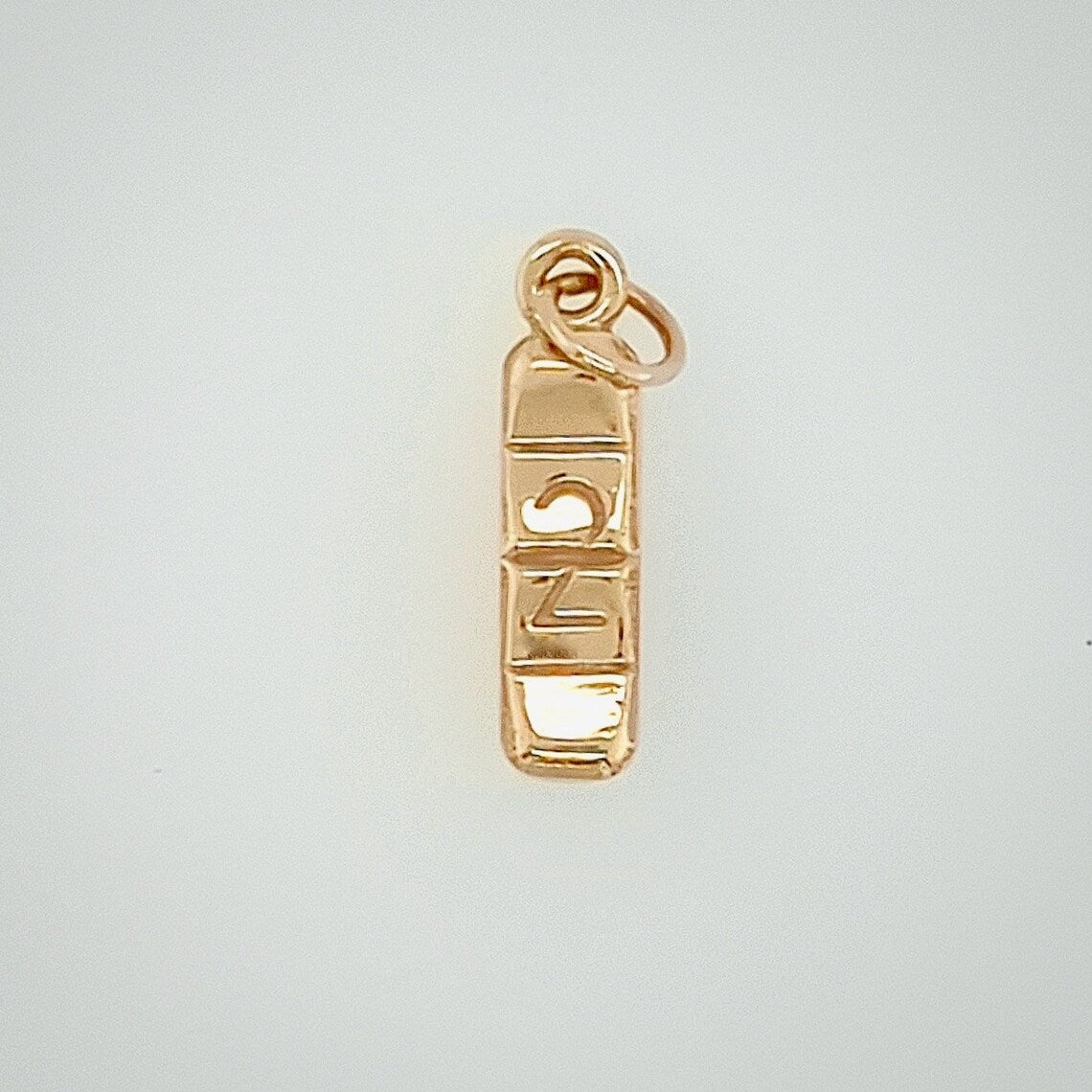 2mg Xanax Bar, Benzodiazepine 14K Gold or Sterling Silver Pendant Charm Necklace or Earrings