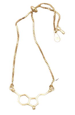 Serotonin Molecule Necklace or Bracelet - The Happy Molecule