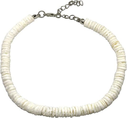 Hawaiian Heishi Puka Shell Surfer Bracelet