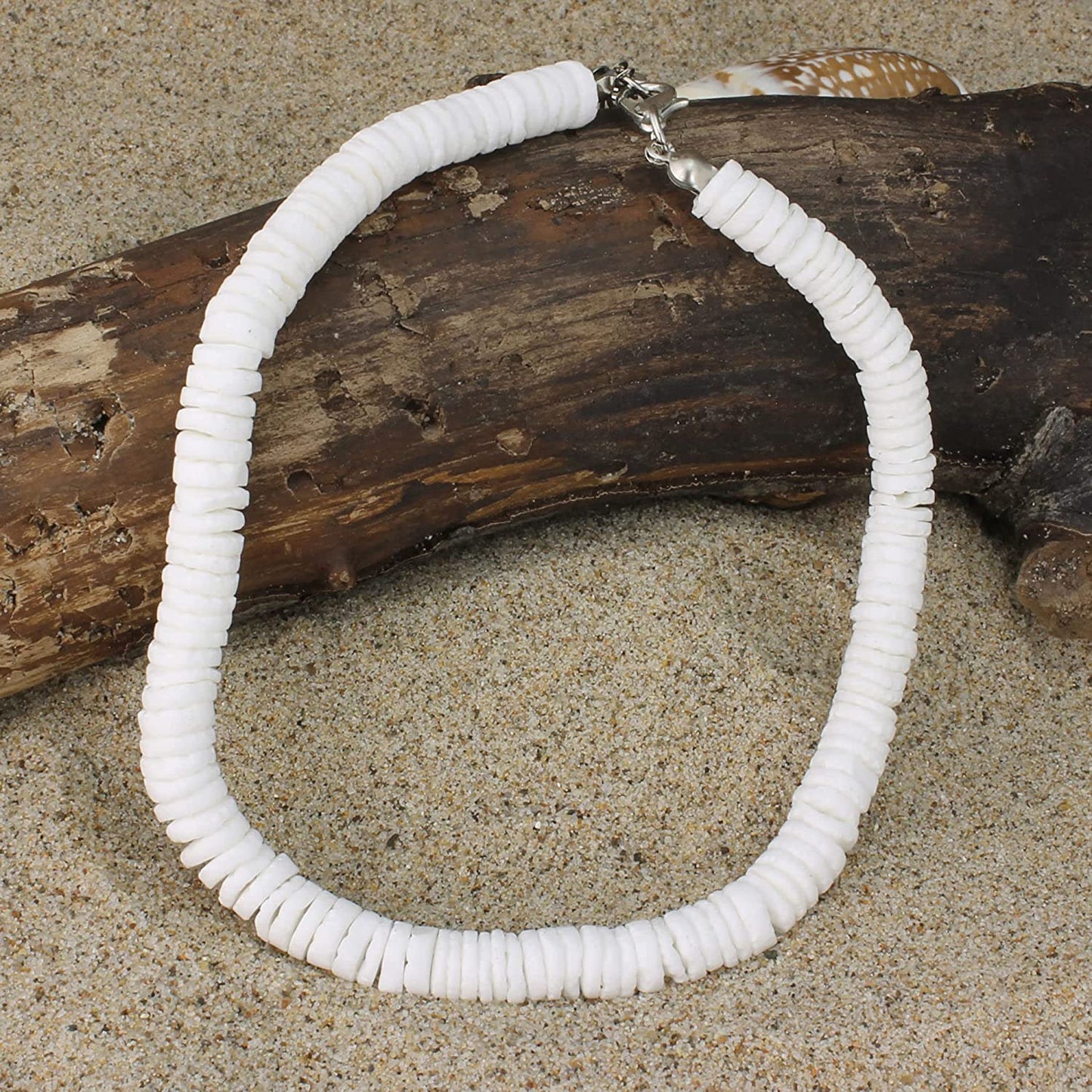 Hawaiian Heishi Puka Shell Surfer Bracelet