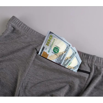 Men's Boxer Briefs With Stash Pocket