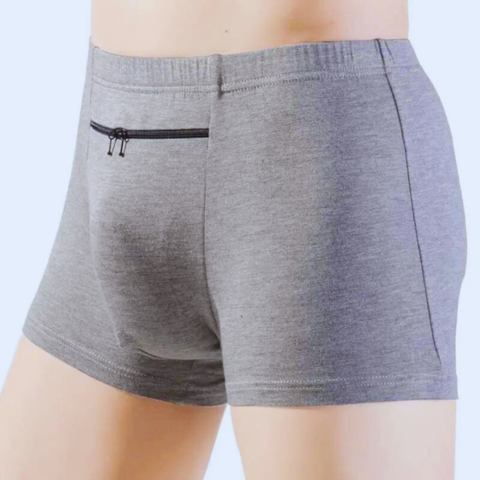 Men's Boxer Briefs With Stash Pocket